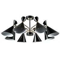 Потолочная люстра Arte Lamp WELLINGTON A2711PL-8BK