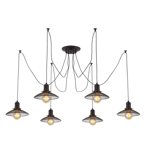 Citilux Эдисон CL451062 Люстра паук Венге фото 15