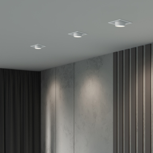 Потолочный светодиодный светильник поворотный Conner 8W 4000K белый 25087/LED фото 5