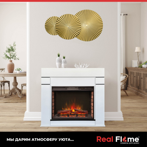 Электрокамин RealFlame Alta WT белый c Sparta 25,5 LED фото 6 Электрокамин RealFlame Alta WT белый c Sparta 25,5 LED фото 6