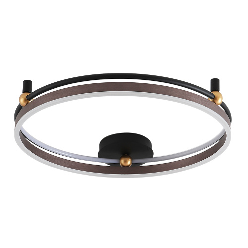 Светильник потолочный Crystal Lux FERNANDO PL72W LED COFFEE/BLACK фото 3