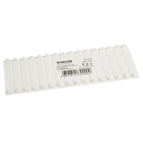 Заглушка для боксов (стандарт EBX50-2, EBX50-3), 8 модулей, белый, LD499 фото 2