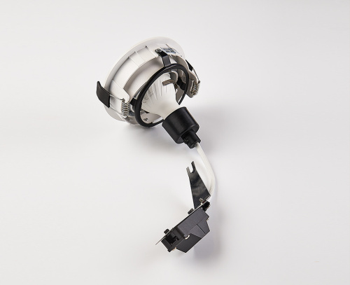 DE-200 white светильник встраиваемый поворотный фото 4