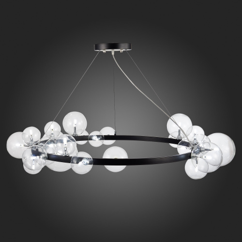 SL1165.403.24 Светильник подвесной ST-Luce Черный/Прозрачный G4 24*5W NECTON фото 4 SL1165.403.24 Светильник подвесной ST-Luce Черный/Прозрачный G4 24*5W NECTON фото 4