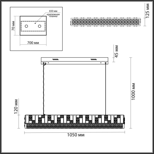 5072/50L HALL ODL24 597 золото/прозрачный/белый/металл/хрусталь/алебастр Подвес LED 35W 3700K CROSSA фото 2 5072/50L HALL ODL24 597 золото/прозрачный/белый/металл/хрусталь/алебастр Подвес LED 35W 3700K CROSSA фото 2