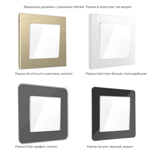 Кнопка звонка (белый) W1114501 фото 2