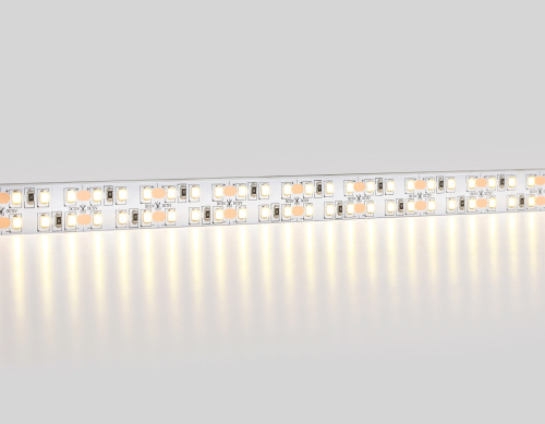 Светодиодная лента двухрядная 12В 2835 240Led 19.2Вт/м 3000K IP20 5м фото 2