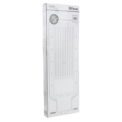 Светодиодный уличный консольный светильник Feron SP3023 120W 5000K 230V, серый фото 13
