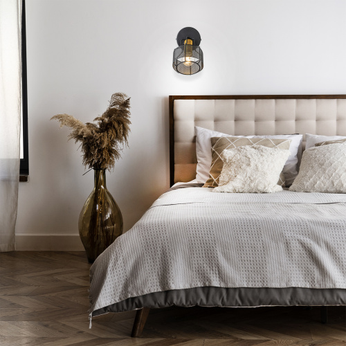 Настенный светильник Escada 1100/1A E14*40W Black/Gold фото 2