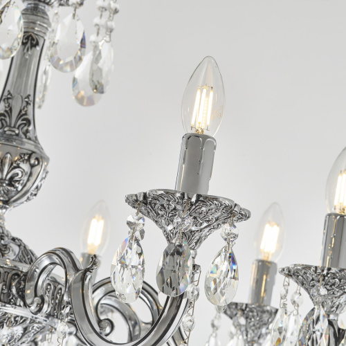 Люстра с хрустальными подвесками AL78101/6/175 B NB Bohemia Ivele Crystal (Богемия Ивеле Кристалл) фото 3