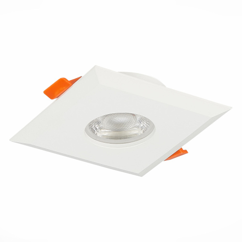 ST204.508.01 Св-к встр. Белый GU10 1*50W  L94xW94xH25 220V Без ламп Встраиваемые светильники фото 5