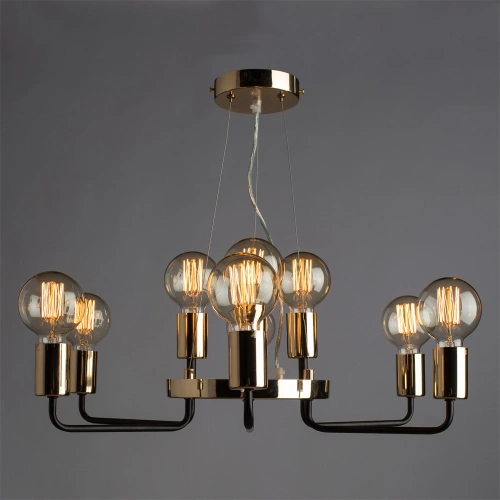 Подвесная люстра Arte Lamp GELO A6001LM-9BK фото 2