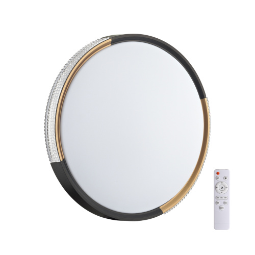 7629/DL PALE SN 184 Светильник пластик/черный/золотистый LED 48Вт 3000-6300K D400 IP43 пульт ДУ VELIO 7629/DL PALE SN 184 Светильник пластик/черный/золотистый LED 48Вт 3000-6300K D400 IP43 пульт ДУ VELIO