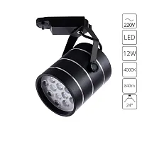 Трековый светильник Arte Lamp CINTO A2712PL-1BK
