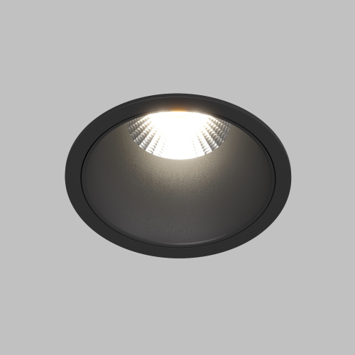 DK4500-BK Встраиваемый светильник, IP 20, 12 Вт, LED 3000, черный, алюминий