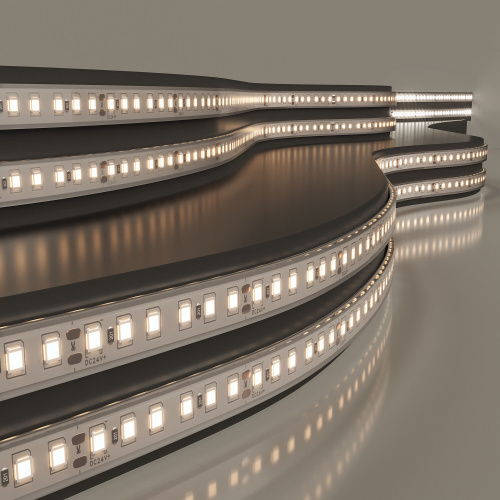 Лента светодиодная для бани/сауны 120Led 8W IP68 3000K теплый белый, 5 м 2835 24V 120Led 8W IP68 Лента светодиодная для бани/сауны 120Led 8W IP68 3000K теплый белый, 5 м 2835 24V 120Led 8W IP68