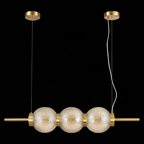 SL1155.313.03 Светильник подвесной ST-Luce Латунь/Коньячный E14 3*40W MARENA фото 5