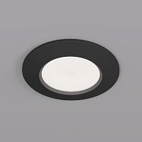 DK3016-BK Встраиваемый светильник влагозащ., IP 65, 50 Вт, GU10, черный, алюминий