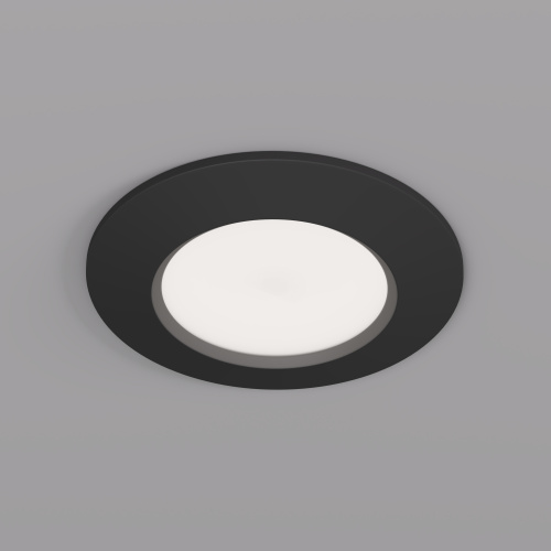 DK3016-BK Встраиваемый светильник влагозащ., IP 65, 50 Вт, GU10, черный, алюминий