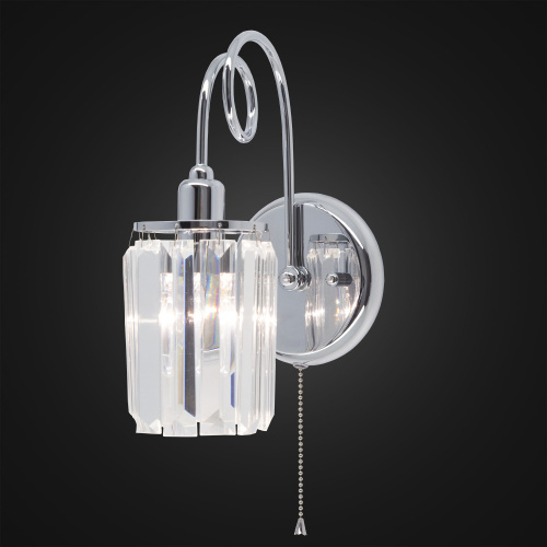 Citilux Синди CL330311 Бра хрустальное с выключателем Хром фото 3 Citilux Синди CL330311 Бра хрустальное с выключателем Хром фото 3