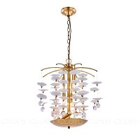 Люстра Cloyd EFIOPIA C8 / Ø59 см - латунь (арт.11452)
