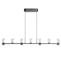 7143/45L HIGHTECH ODL26 513 Подвесной светильник темный никель/акрилл/металл IP20 LED 40W 2470Лм 3000K 180° 220V DEFANCE