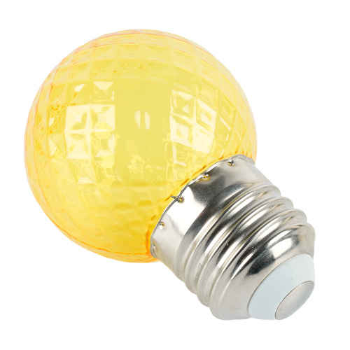 Лампа светодиодная Feron LB-385 Шарик желтый прозрачный E27 1W 230V фото 6