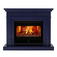 Электрокамин RealFlame Marco 25,5/26 NB индиго с очагом 3D Novara