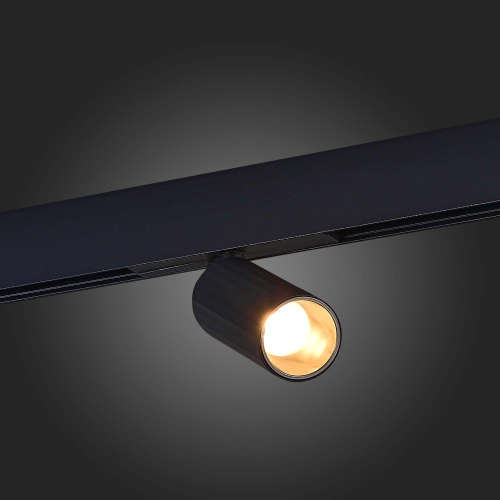 ST807.436.12 Магнитный трековый светильник Черный LED 1*12W 3000K 550Lm Ra>90 IP20 D50xH173 48VV SKYLINE 48 фото 5