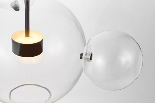 Подвесной светильник Lumina Deco Neroni LDP 6016-3+1 BK фото 6