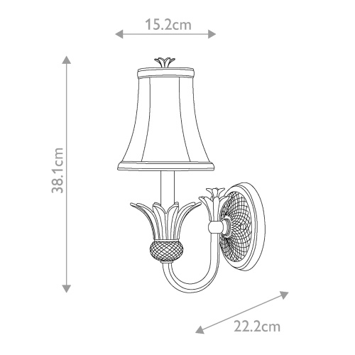 Бра Hinkely Lighting, Арт. HK-PLANT1-PZ фото 6