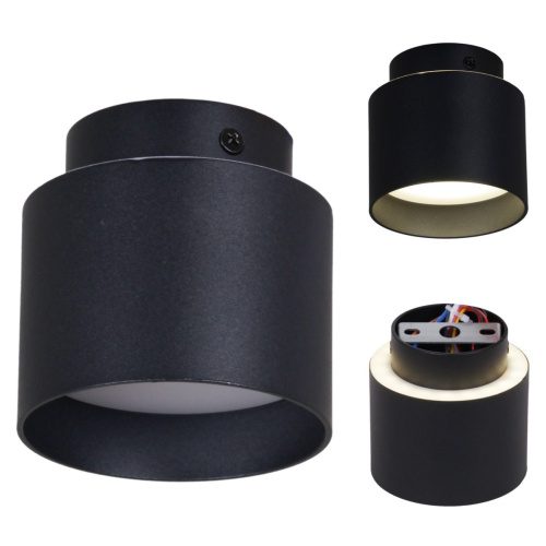 Потолочный светильник Reluce 53006-9.5-001IL GX53+LED3W BK фото 2