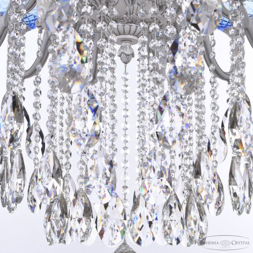 Люстра с хрустальными подвесками AL78101/16+8+8/300/3d B WMN P Aquamarine/M-1F Bohemia Ivele Crystal (Богемия Ивеле Кристалл) фото 8 Люстра с хрустальными подвесками AL78101/16+8+8/300/3d B WMN P Aquamarine/M-1F Bohemia Ivele Crystal (Богемия Ивеле Кристалл) фото 8