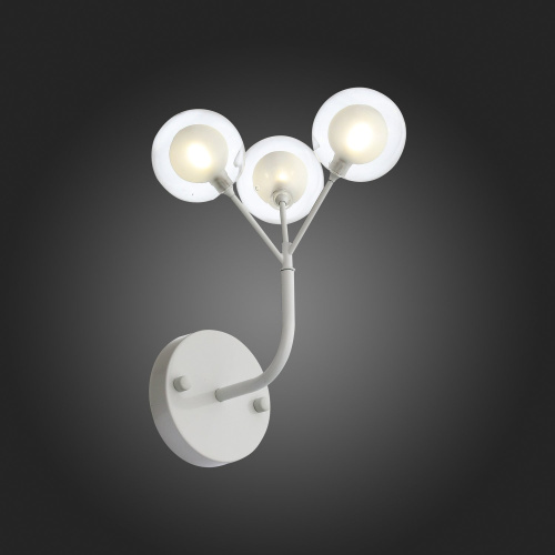 SL376.501.03 Бра ST-Luce Белый/Белый,Прозрачный G4 LED 3*2W DEMELE фото 6 SL376.501.03 Бра ST-Luce Белый/Белый,Прозрачный G4 LED 3*2W DEMELE фото 6