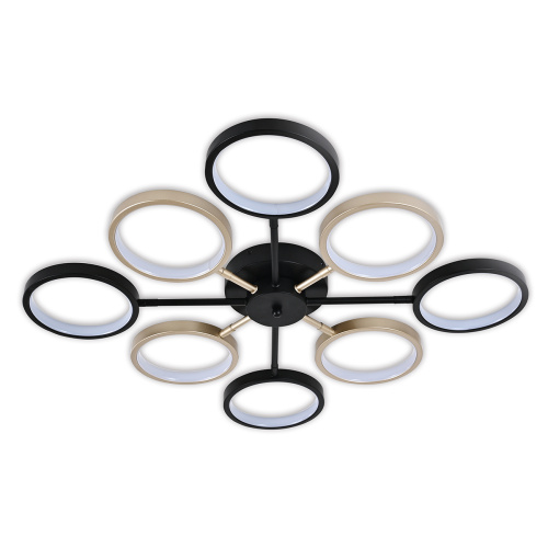 Потолочный светильник Escada 10262/8 LED*50W Black/Gold фото 5 Потолочный светильник Escada 10262/8 LED*50W Black/Gold фото 5