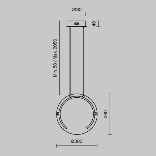 Подвесной светодиодный светильник Freya Eclat FR6182PL-L14W1 фото 8