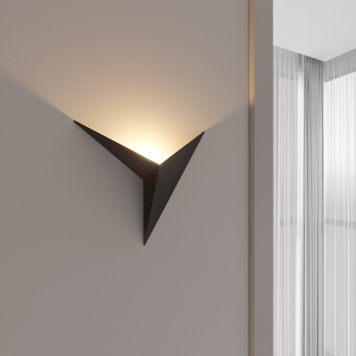 Настенный светодиодный светильник Parete LED MRL LED 3W 1008 IP20 черный фото 4