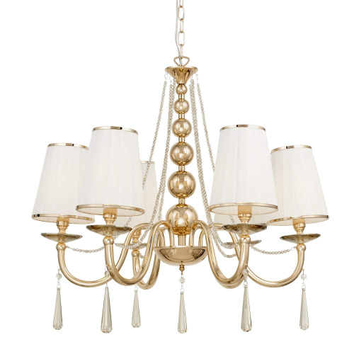 Хрустальная подвесная люстра Lumina Deco Fabione LDP 1200-6 F.GD фото 8 Хрустальная подвесная люстра Lumina Deco Fabione LDP 1200-6 F.GD фото 8