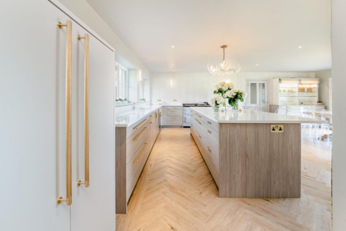 Ручка-скоба Pull Bar Linear Medium Brass фото 5