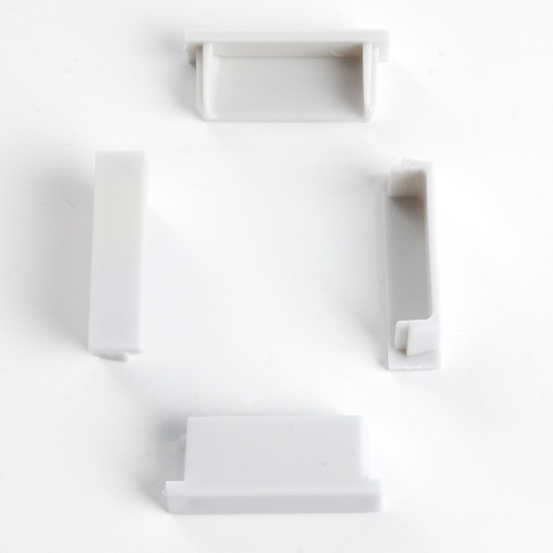 Заглушка без отверстия для профиля CAB252, LD384 (комплект 4шт) фото 2