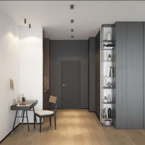 DK2615-DN Накладной светильник SHINE TUBE со светодиодом, D45*H115, IP20, 3000К, 7W, RA?90, темный никель, алюминий фото 5