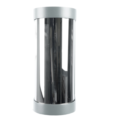 Светильник садово-парковый Feron DH1901, на стену, E27 230V, серый/зеркальный фото 4