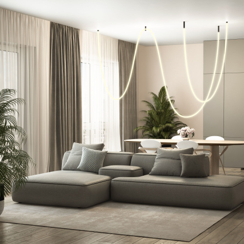 Гибкий неон 336Led 12W IP20 3000K Full light круглый теплый белый, 8 м 24V 12W 336Led 2835 IP20 фото 2