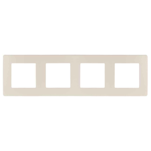 Рамка 4-постовая ЭРА 12 сатин слоновая кость 12-5104-02 Б0052530