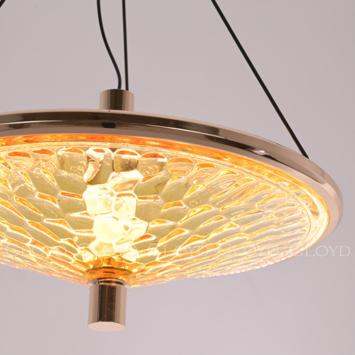 Подвесной светильник Cloyd FANTOM P1 / Ø32 см- желтый - золото (арт.11248) фото 5