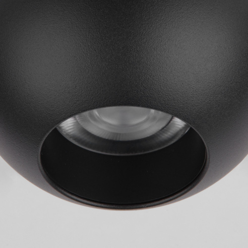 Встраиваемый точечный светодиодный светильник 9926 LED 12W 4200K черный фото 3