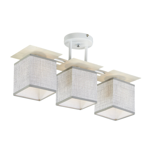 Потолочный светильник Escada 1129/3PL E27*60W White/Grey Потолочный светильник Escada 1129/3PL E27*60W White/Grey