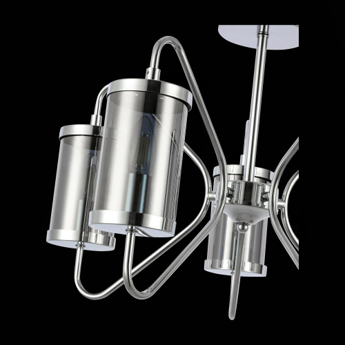 SLE102302-05 Светильник потолочный Хром/Дымчатый E14 5*40W VALIERI фото 4