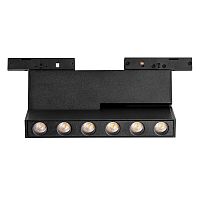 206937 Светильник линейный поворотный 24V д/трека LINEA LED 6W 500LM 30G ЧЕРНЫЙ 3000K