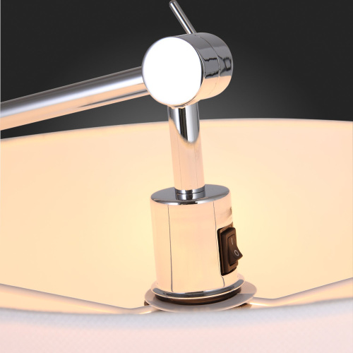 SL460.105.01 Торшер ST-Luce Хром/Белый E27 1*60W (из 2-х коробок) MARCIA фото 9